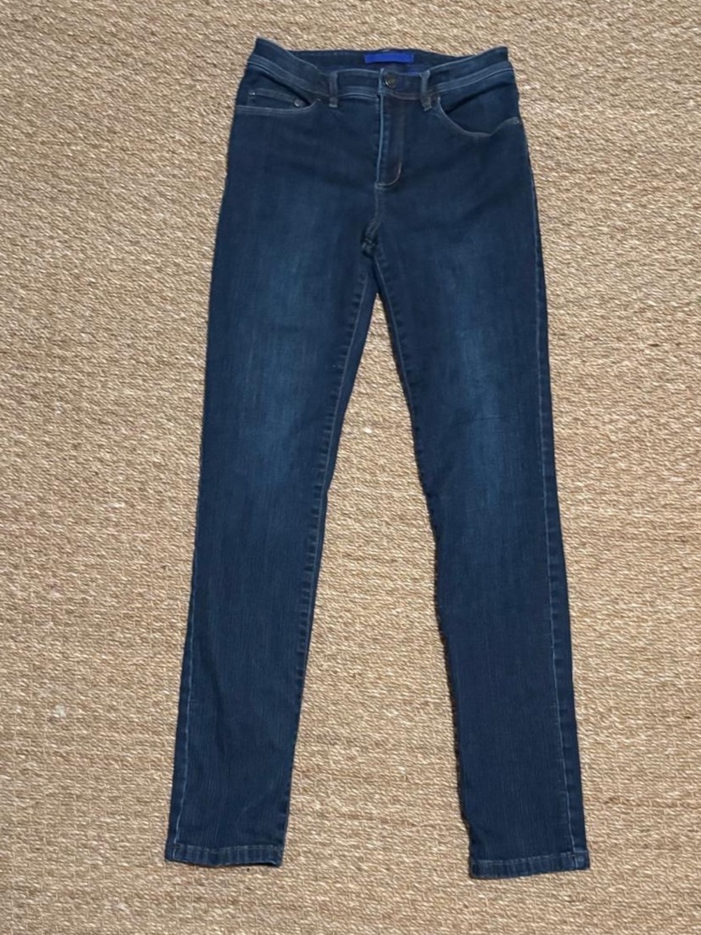 L.L. Bean Women's Skinny Jeans in Dark Blue